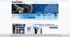 Desktop Screenshot of favor-gliwice.pl